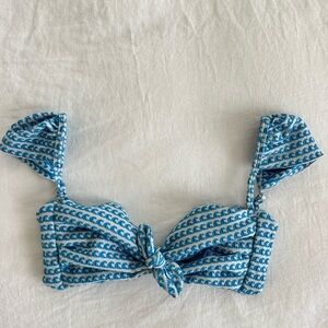 Blue Wave Bikini Top